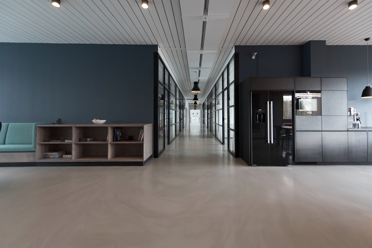 Gepflegtes Büro nach einer Gewerbereinigung